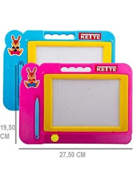 Orta Boy Yazı Tahtası Pembe Renk 27x19,5 cm Çocuklar İçin Eğlenceli Kullanım indirimleri
