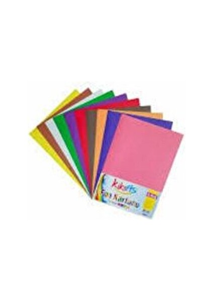Fon Kartonu 10 Adet 10 Renk Yüksek Kalite Kırtasiye Ürünü Türkiye Menşeli fiyatları