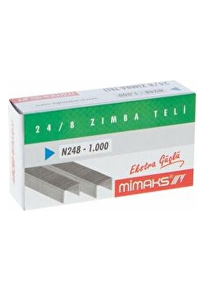 Zımba Teli Nikel 24/8 1000 Li Ekstra Güçlü 10 Paket Kırtasiye Ürünleri fiyatları