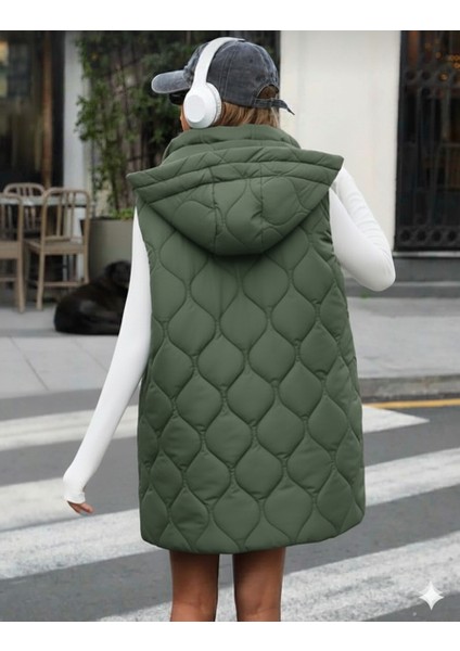 Kapşonlu Kapitone Yelek fiyatları