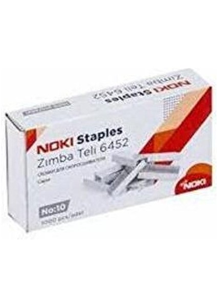 Zımba Teli No:10 6452 20'li Kutu Nikelaj Renkli Ofis Kullanımı İçin fiyatları