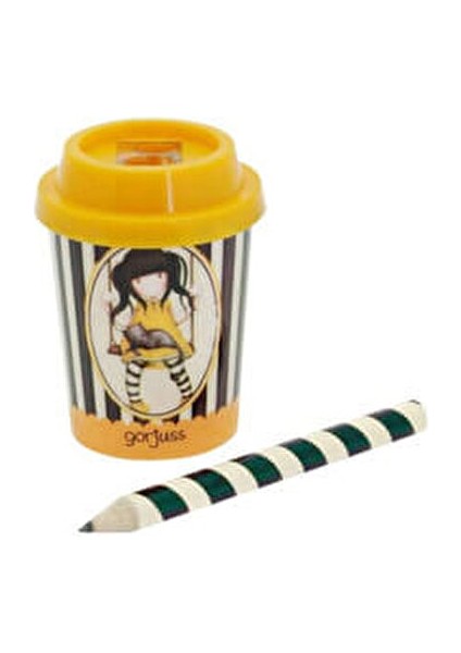 Gorjuss Milkshake Kalemtraş 1 Adet Sarı Renkli Kalemler İçin Uygun fiyatları