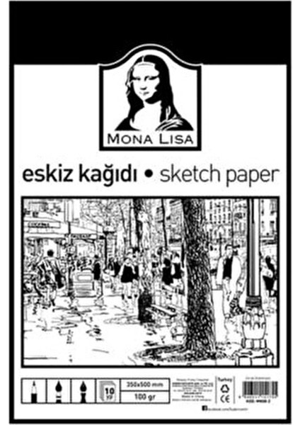 Elişi Kağıdı 35x50 cm 100g 10 Yaprak Teknik Çizimler İçin Özel Dokulu fiyatları