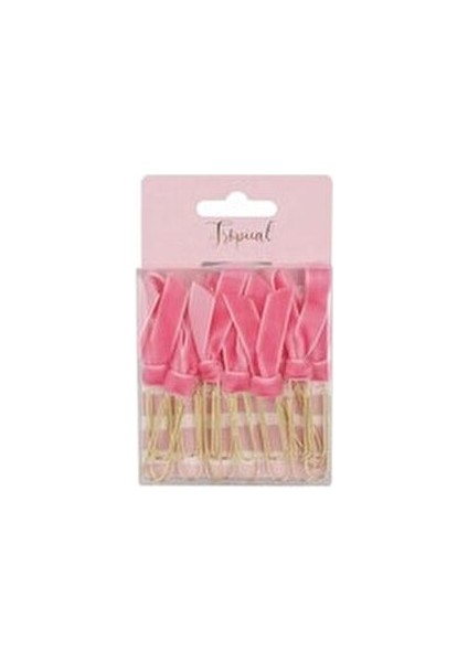 Pyrus 50MM Pembe Bantlı Ataç 10 Adet Şık ve Modern Tasarım ile Kağıt Düzenleme fiyatları