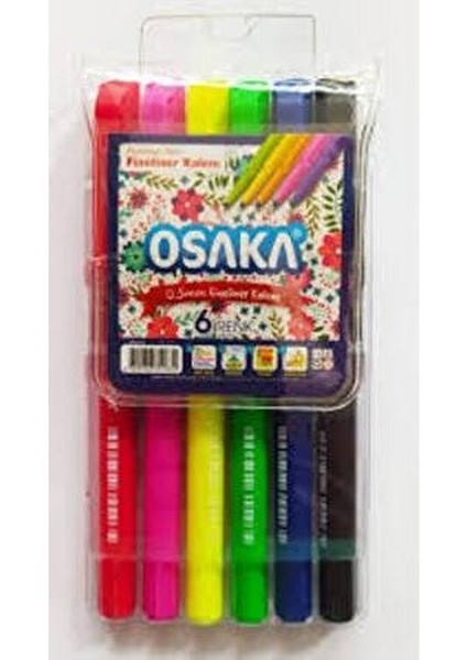 0.5 Fineliner Kalem 6 Adet Renkli Kalem ile Yaratıcılığınızı Konuşturun fiyatları