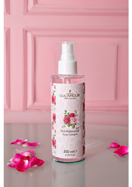 Gül Kolonyası 80 Derece Ferahlatıcı Etkiyle 200 ml Gül Kokulu Sprey fiyatları