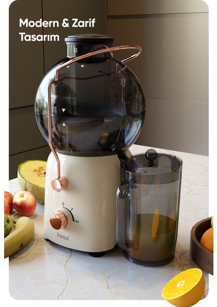 Katı Meyve Sıkacağı Hız Ayarlı 1,2l 800W FR-KM01 Essenza modelleri