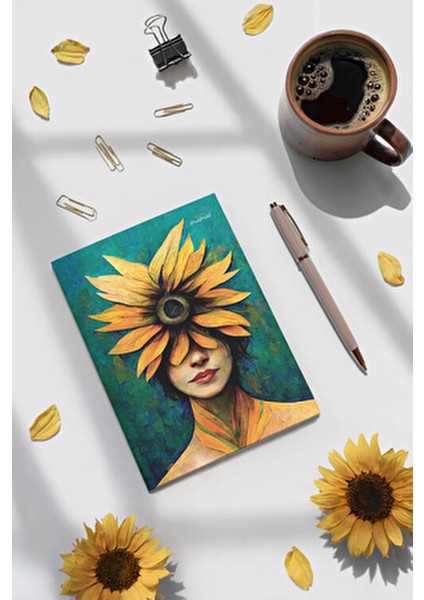 Sun Flower Planlama Defteri A5 80 Sayfa Çok Renkli Karton Kapaklı fiyatları