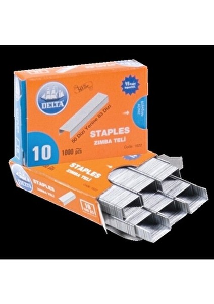 Zımba Teli No:10 Beyaz Renk 1000 Adet Yerli Üretim Kırtasiye Ürünü fiyatları