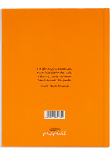 Meli Melek Zamansız Ajanda Turuncu Renkli Haftalık Planlama 1 Adet 21x29 cm Ölçülerle fırsatları