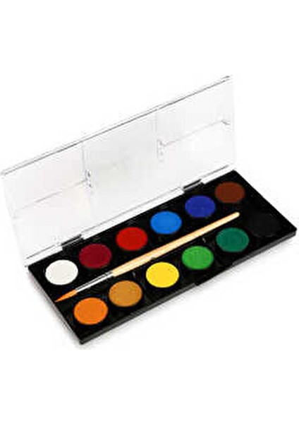 Suluboya 12 Renk Çocuklar İçin Parlak ve Canlı Boya Seti fırsatları