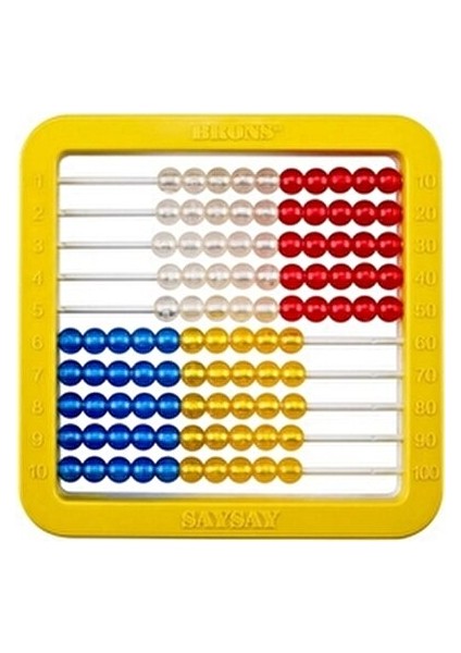 Say-Say Mihsap Lüks Br-213 1 Adet Renkli Abaküs Eğlenceli Öğrenme Aracı modelleri