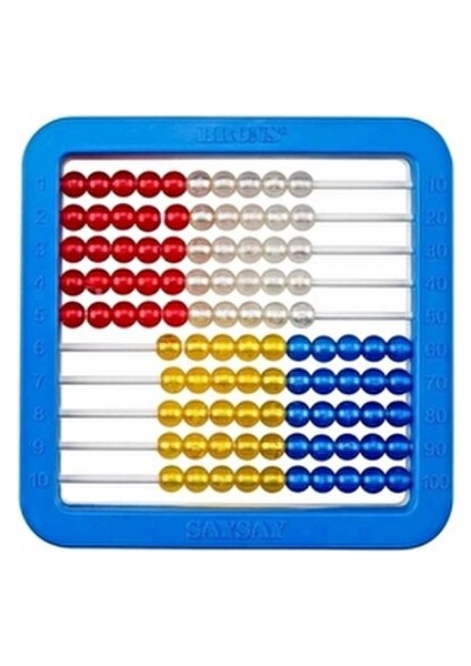 Say-Say Mihsap Lüks Br-213 1 Adet Renkli Abaküs Eğlenceli Öğrenme Aracı indirimleri