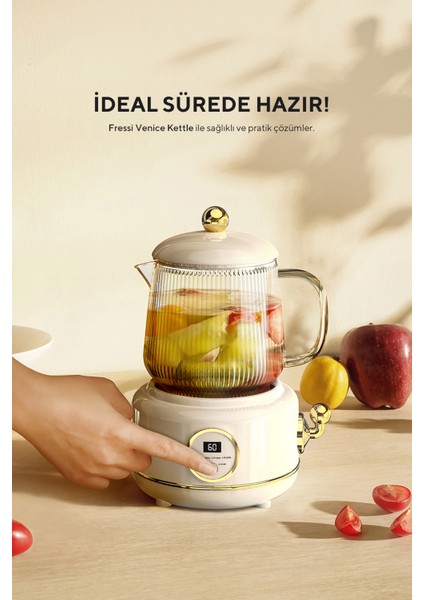 YSB-GC02 Eiffel Beyaz 600ml Elektrikli Çok Fonksiyonlu Cam Su Isıtıcısı Kettle Bitki Çayı Makinesi indirimleri