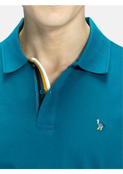 Blinky Erkek Merserize Plaket Şeritli Polo Yaka Pike T-Shirt fırsatları