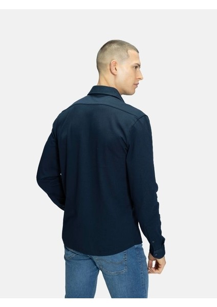 Blinky Erkek Merserize Pike Gömlek Dark Blue fırsatları