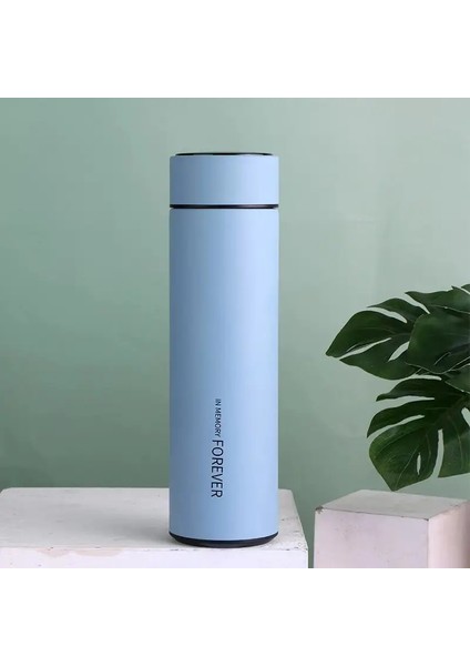 Akıllı Termal Şişe Ekran Sıcaklık Termal Kupa Paslanmaz Çelik Gıda Termos Isıtma Kabı Kapasiteli Çay Suyu Şişesi Için: 500ML/RENK: 01BLUE (Yurt Dışından)