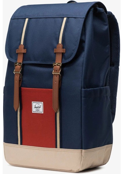 Retreat™ Backpack 23L Unisex (46CM x 28CM x 15CM) Sırt Çantası Laci-Bej-Kırmızı fırsatları