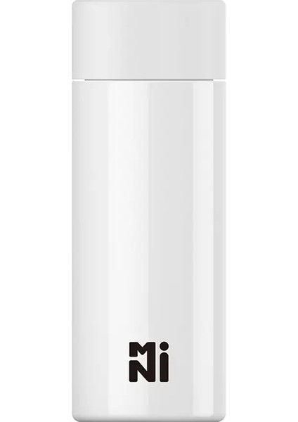 230ML Mini Termos Şişe Kahve Vakum Şişeler Kupası Küçük Kapasite Taşınabilir Paslanmaz Çelik Seyahat Içecek Su Şişesi Termoz Kapasitesi: 230ML/RENK: Beyaz (Yurt Dışından)