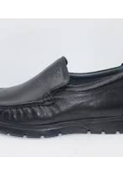 32628 Siyah Erkek Hakiki Deri Ayakkabı