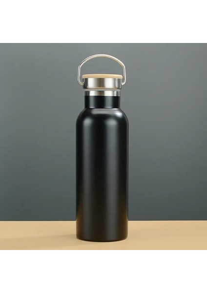 304 Paslanmaz Çelik Alan Spor Su Isıtıcısı Büyük Ağız Şişesi, Termos Kupası Vakum Şişesi Bisiklet Suyu Şişe Çarşamba: 500ML/RENK: Paslanmaz Çelik (Yurt Dışından)