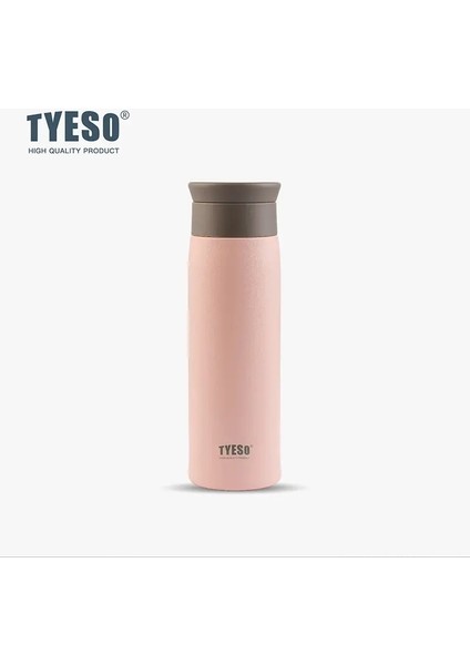 Tyeso 500ML Paslanmaz Çelik Kapak Vakum Şişesi Termos Kahve Çay Süt Termo Şişe Kahve Kupa Su Şişesi Sızıntı Kanıtı 8729 Kapasite: 350ML/RENK: Şeftali Tozu (Yurt Dışından)