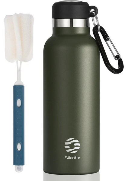 Feiji Termos Taşınabilir Su Şişesi Paslanmaz Çelik Termal Kupa Sızdıran Şişe Mini 500ML/600MLCAPACITY: 500ML/RENK: Siyah (Yurt Dışından)