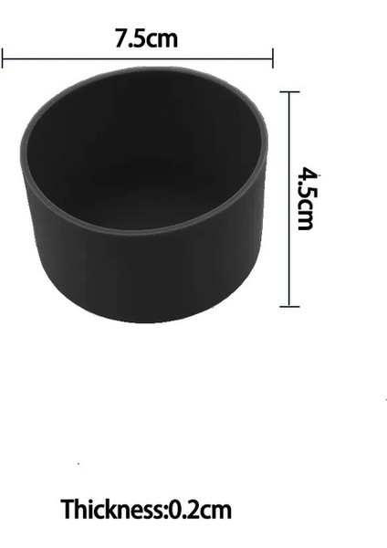 Daha Iyi Yaşam Için 1 Adet 7.5cm Yumuşak Silikon Kupa Alt Kılıf Koruyucu Kılı (Yurt Dışından)