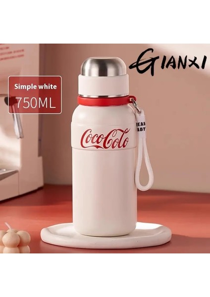 Gianxi Termos Kupası Büyük Kapasite 316 Paslanmaz Çelik Çay Kupası Çocuklar Yeni 2024 Soğuk Su Şişesi Kupası Erkekler Kahve Cupcapacity: 600-750ML/RENK: Kırmızı 750ML (Yurt Dışından)