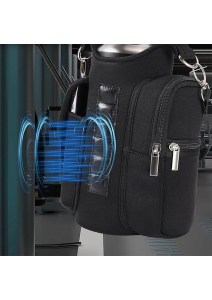 Manyetik Spor Çanta Su Şişesi Çantası Sling Bag Crossbody Su Şişesi Pouch Telefon Tutucu Erkekler Için Kadın Fitness Seyahat Sporları (Yurt Dışından)