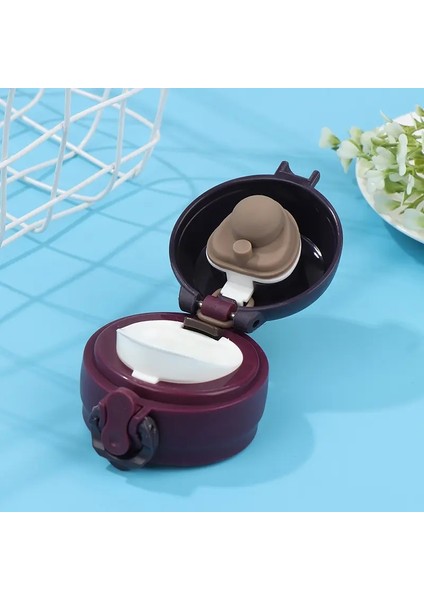 Kahve Kupası Kapakları Yeniden Kullanılabilir Kupa Kapağı Kahve Tumbler Lid Termos Kapak Su Şişesi Kapak Kur Için Silikon Kapaklar Yeni Renk: Mor (Yurt Dışından)