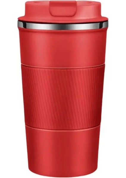 Paslanmaz Çelik Yalıtılmış Kupa 12.85/17.25 Oz Çift Katmanlı Sızdırmaz Seyahat Kupası Açık Hava Spor Otomobil Kullanın Taşınabilir Vakum Bottlecapity: 380ML/RENK: Siyah 1 Adet (Yurt Dışından)