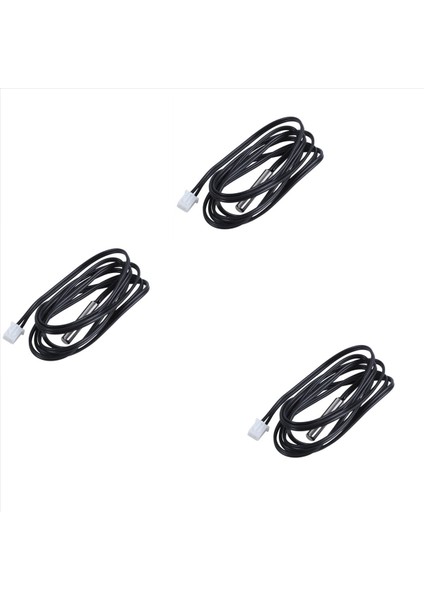 3x Ntc 10K Ohm Su Geçirmez Dijital Termal Sıcaklık Sensörü Probu 1m (Yurt Dışından)