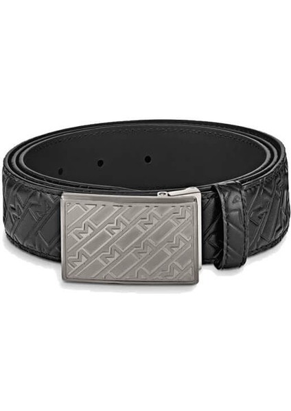 35 mm Siyah Deri Kemer 129450