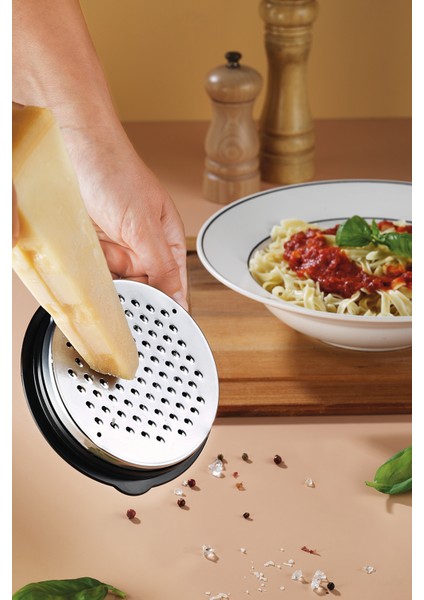 Prisma 304 Paslanmaz Çelik El Tipi Peynir, Sebze ve Meyveler Için Ergonomik Rende