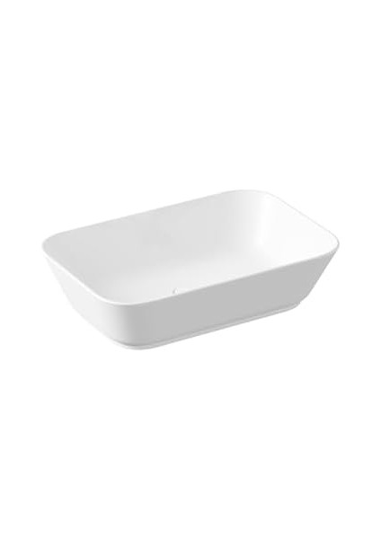 Geo 7425B001-0016 Dikdörtgen Çanak Lavabo, 60 Cm, Mat Beyaz fiyatları