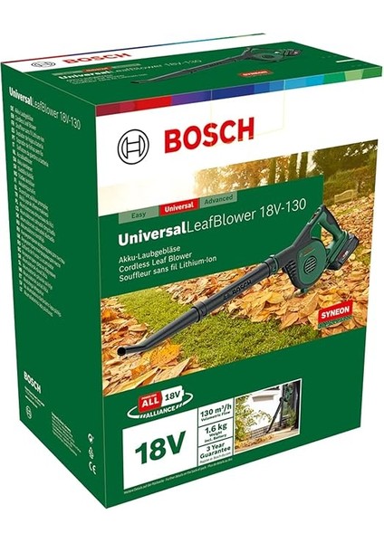 Universalleafblower 18V-130 (Tek Akü, 1x 2,5 Ah) fırsatları