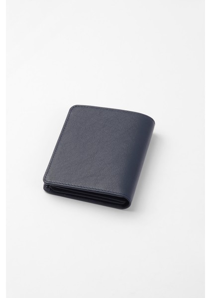 Hakiki Deri Erkek Cüzdan -13660 - Lacivert/Kırmızı indirimleri