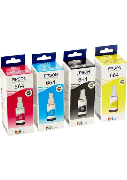 T664 Mürekkep Seti (4 Renk) Orjinal