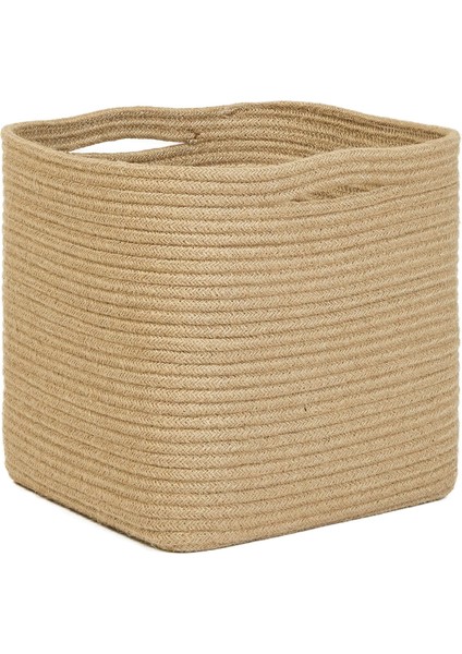 Textile Jüt Sepet 30 x 30 x 30 cm