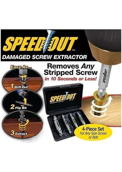 Wood Speed Out 4 Parça Hasarlı Vida Sökücü modelleri