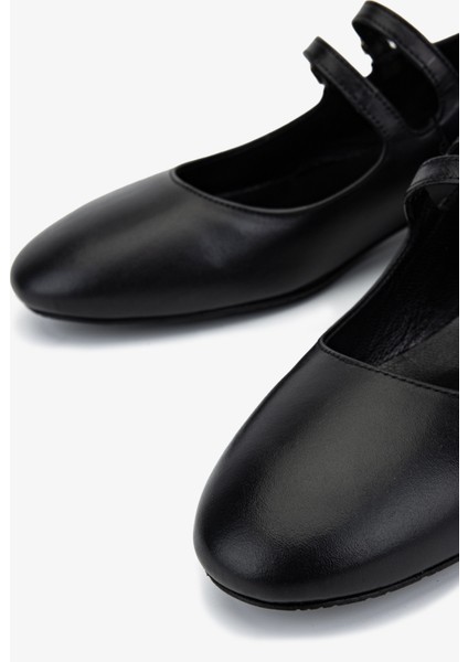 Kadın Hakiki Deri Siyah Babet Ayakkabı 294 11811 Bn Ayk SK25-26 Sıyah Dr modelleri