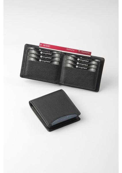 Hakiki Deri Erkek Cüzdan 27448-Siyah-Parlement