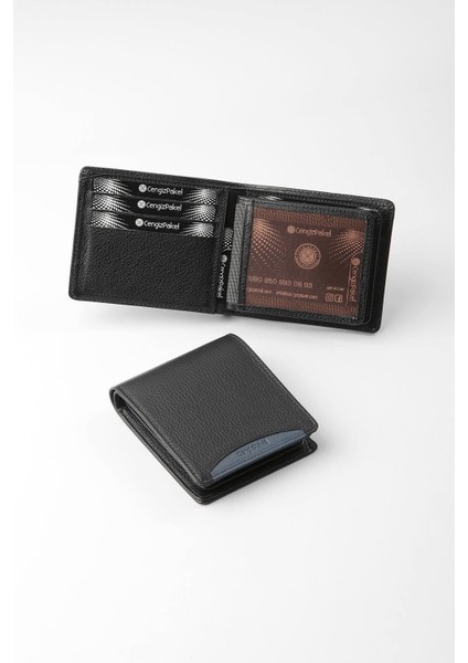 Hakiki Deri Erkek Cüzdan 27448-Siyah-Parlement
