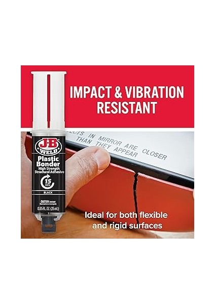 Weld 50139 Plastik Yapıştırma Gövde Paneli Yapışkan ve Boşluk Doldurucu Şırınga - Siyah Kurur - 25 ml (2) fiyatları