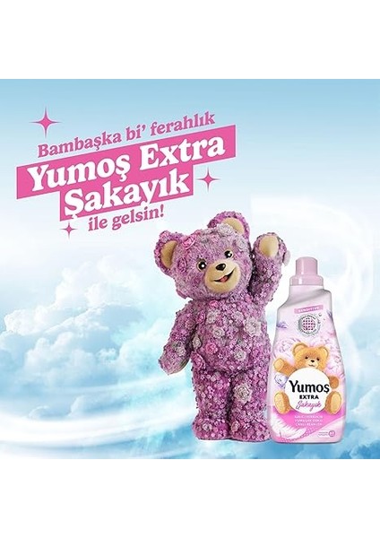 Extra Konsantre Çamaşır Yumuşatıcısı Şakayık 1440 ml fırsatları