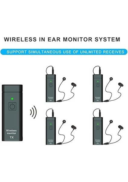 Kablosuz Uhf Kulak Içi Monitör, Dış Mekan Için Verici Alıcısı, Ses Kartı, Sahne Iletimi, Profesyonel Dijital Ses modelleri