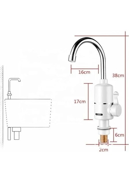 Su Isıtıcılı Elektrikli Musluk (Elektrikli Sıcak Su Isıtıcılı) fiyatları