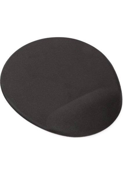 Siyah Bilgisiyar Bileklik Destekli Ergonomik Optik Mousepad 19X23 cm