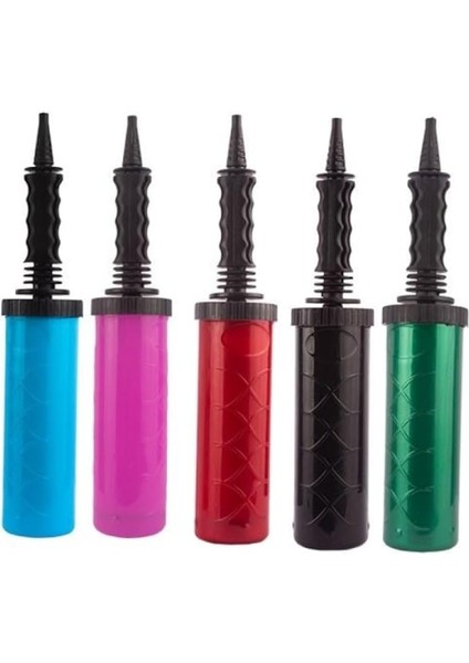 El Balon Pompası | 2 Yönlü Çift Etkili Manuel Balon Şişirme Pompası | Dayanıklı Abs Malzeme | Parti, Balon, Spor Topları Için Hava Pompası (1 Adet)